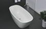 Акриловая ванна без перелива BELBAGNO BB72-1500-W0, 1500x760x600