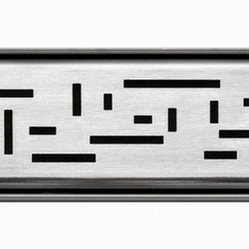 Декоративная решетка TECEdrainline "lines", нержавеющая сталь, сатин, для душевого канала, прямая 1200