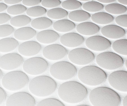 Противоскользящая мозаика, Penny Round White Antislip, Non-Slip Противоскользящая мозаика, Penny Round White Antislip, Non-Slip