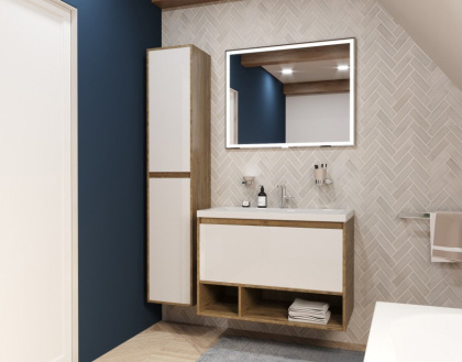 Комплект мебели Monaco Wood 800х480 подвесной 1 ящик (ШхГхВ) 798х476х607 Комплект мебели Monaco Wood 800х480 подвесной 1 ящик (ШхГхВ) 798х476х607