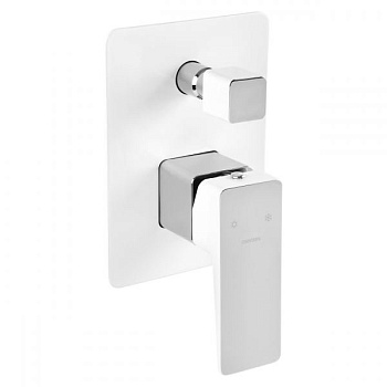 Смеситель для душа скрытого монтажа OMNIRES PARMA PM7435CRB (хром/белый) Смеситель для душа скрытого монтажа OMNIRES PARMA PM7435CRB (хром/белый)