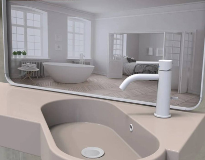 Смеситель для раковины Paffoni Light LIG071BO