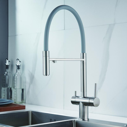 Смеситель для кухни с гибким изливом Shevanik S178 S178L