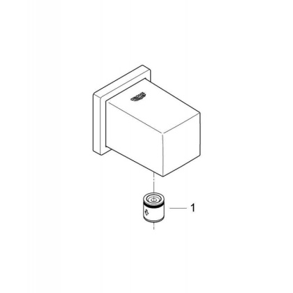 Подключение душевого шланга Grohe Euphoria Cube 27704000 хром