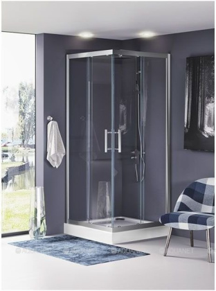 Душевой уголок Aquanet Delta Cube NPE1142 90x90, прозрачное стекло