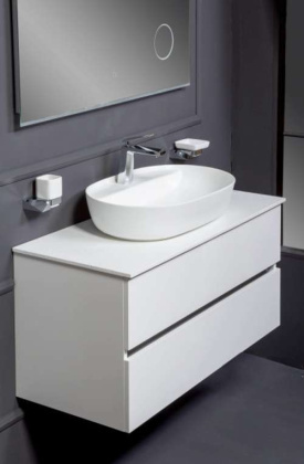 Столешница прямая белая 120 VALLESSI