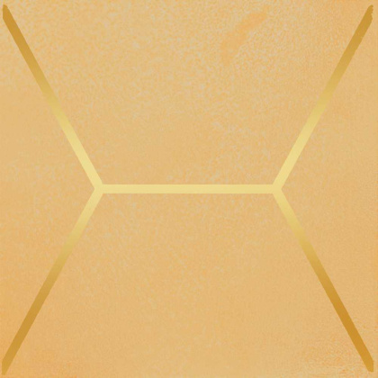 Декор OP\В181\17064 Витраж желтый 15*15*6.9 (уп\38шт), шт