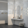 Плитка настенная 12154R Гарса Белый (75см*25см*9мм) (6шт/1,125м2) Структура, м2