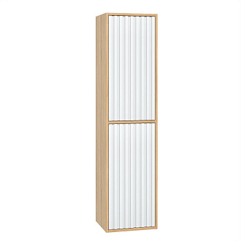 Пенал Onika Дайлер 35 подвесной белый/дуб сонома, универсальный