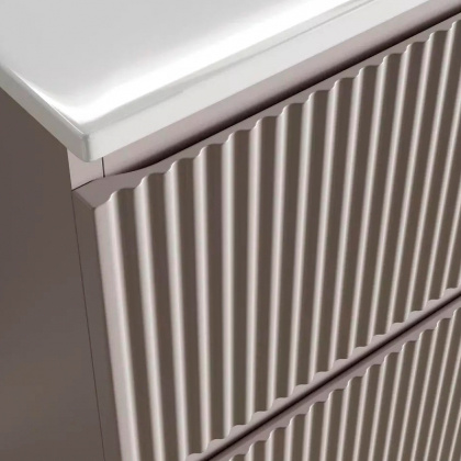 Тумба подвесная SANCOS Snob R 995х445х500, c двумя ящиками оснащенными доводчиками, Doha Soft, арт.SNR100SM