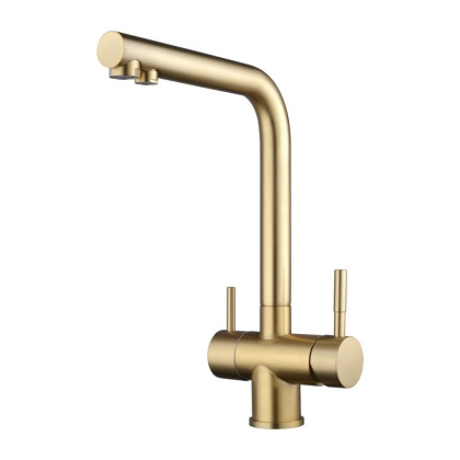 Смеситель для кухни со встроенным фильтром (краном) под питьевую воду Shevanik S468 S468G