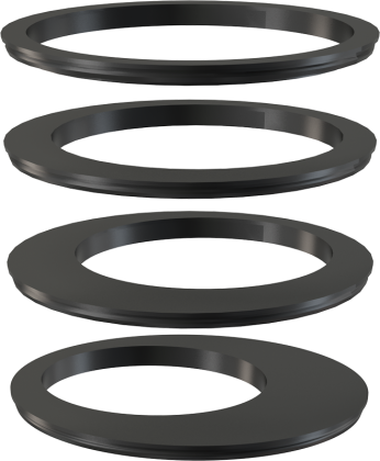 Вставка под водосточную трубу, комплект – черный Вставка под водосточную трубу, комплект – черный