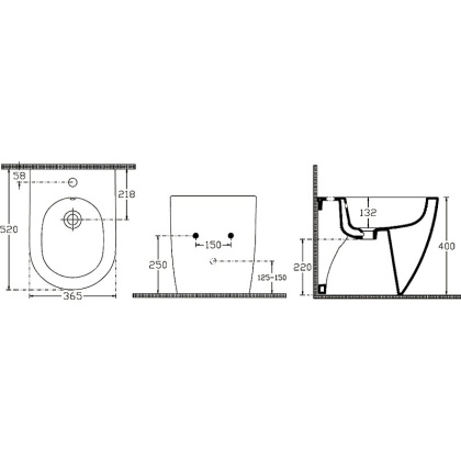 Приставной унитаз Allen Brau Reality 4.32004.20