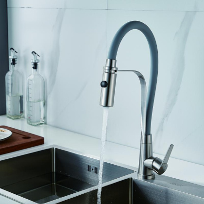Смеситель для кухни с гибким изливом Shevanik S943 S943L-9 Смеситель для кухни с гибким изливом Shevanik S943 S943L-9