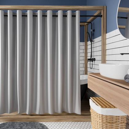 Шторка для ванной Oder, 200х200 см, белая, SC-30502