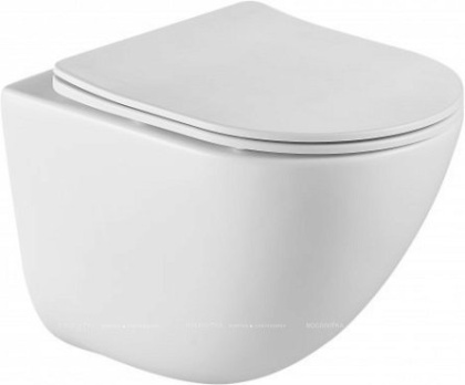 AMANDA Чаша унитаза подвесного безободкового с креплением BB051CHR