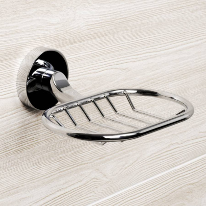 Мыльница решетка Rhein, 15х5,5х14 см, хром, K-6269