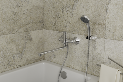 Смеситель для ванны с длинным поворотным изливом RUSH Fiji (FI1835-51) Смеситель для ванны с длинным поворотным изливом RUSH Fiji (FI1835-51)