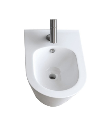 Биде подвесное безободковое Creto Logan L3 белое 1003-003-L3W