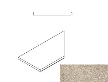 Дезерт Борт.30X60 Закругл.Пр