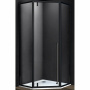 Душевой уголок Penta VSP-3P900CLB, 900*900, черный, стекло прозрачное