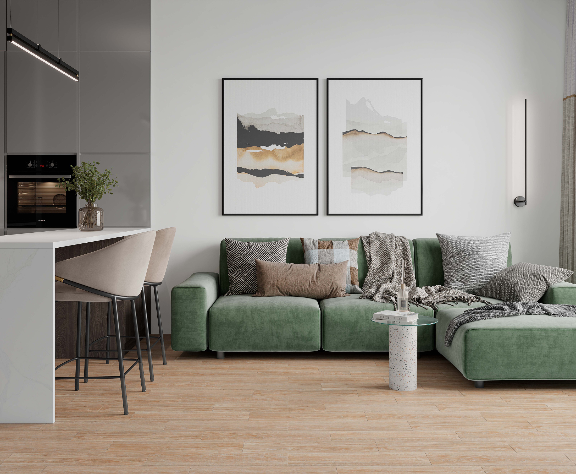 Керамогранит L1_10 Verona бежевый (59,4смх14,7смх9мм) (15шт_1,31м2), м2