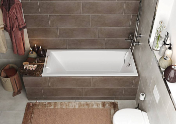 Акриловая ванна 1Marka Aelita Slim 170х75 01ае1775слим