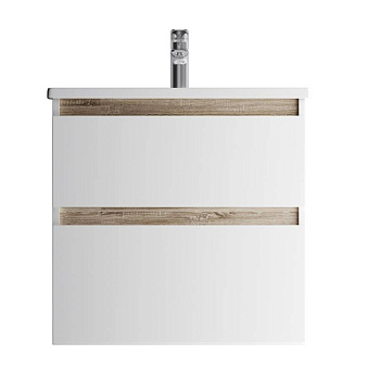 База под раковину X-Joy подвесная с 2 ящиками, 60х62,5х44,5 см,белая, M85AFHX0652WG