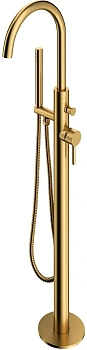 Смеситель для ванны отдельностоящий OMNIRES Y Y1233GLB (брашированное золото) Смеситель для ванны отдельностоящий OMNIRES Y Y1233GLB (брашированное золото)