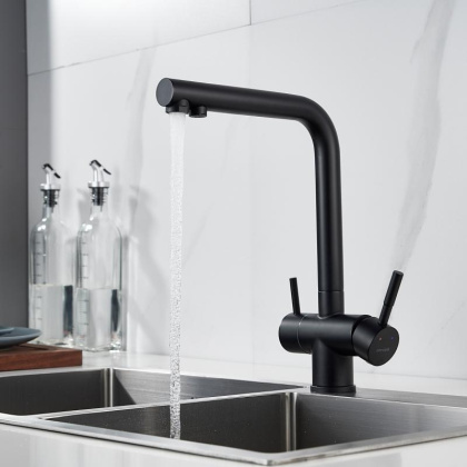 Смеситель для кухни со встроенным фильтром (краном) под питьевую воду Shevanik S468 S468H Смеситель для кухни со встроенным фильтром (краном) под питьевую воду Shevanik S468 S468H