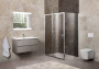 Душевой уголок BelBagno UNIQUE-AH-1-120/135-90-C-Cr Душевой уголок BelBagno UNIQUE-AH-1-120/135-90-C-Cr