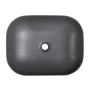 Раковина накладная керамическая, прямоугольная, чёрная матовая, BB1302-H301, 500x400x140