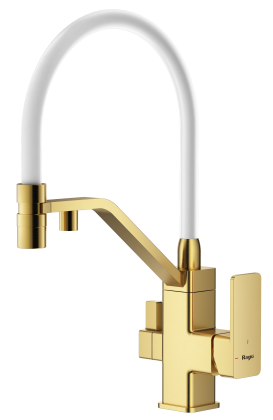 Смеситель Raglo для кухни со съемным гибким изливом, с магнитным фиксатором излива, с подключением фильтра питьевой воды R85.62.03