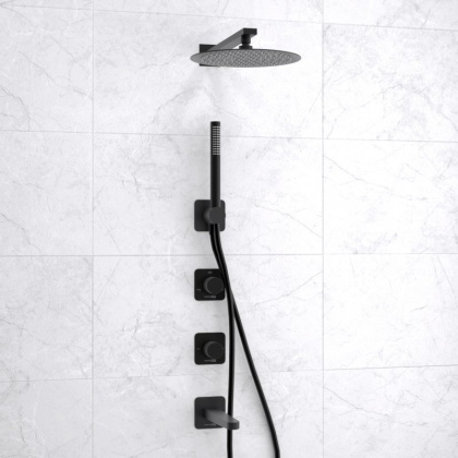 A5251.300.301.219.258.302.242.217 Встраиваемый комплект для ванны с верхней душевой насадкой, лейкой