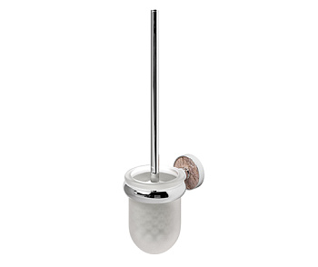 Щетка для унитаза Nau подвесная, 9,8х37,8х14 см, хром, K-7727