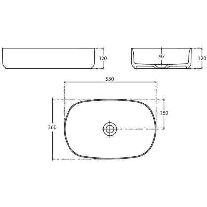 Раковина Allen Brau Fantasy 55 4.11022.TP коричневый