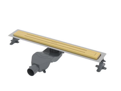 Душевой лоток Premium Trendy 80см, нерж.сталь МАТ. ЗОЛОТО