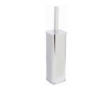 Щетка для унитаза напольная, 8х37,5х8 см, хром, K-1117