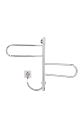 Полотенцесушитель электрический Vincea VTD-1R1CE 44x60, хром, таймер