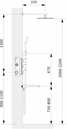 Душевая система Timo Petruma SX-5149/00SM chrome