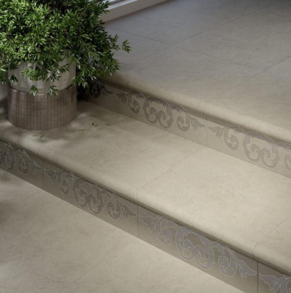 Ступень SG168600N\GR Монсанту серый светлый натуральный (33см*40,2см*8мм) (4шт/0,53м2) камень, шт