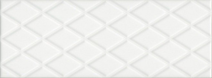 Плитка настенная 15142 Спига белый структура 15*40*9.3 (19шт\1.14м2), м2