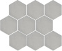 Керамогранит SG1003N Тюрен серый, полотно из 9 част.(размер части 10,4*12)31*37*7(72шт/0,673м2), м2