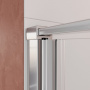 LINER-B-12-90-C-Cr-R Душевой уголок, Условный размер, мм:900x1950 Габариты с диапазоном регулировок, мм:(890-905)x1950  LINER-B-12-90-C-Cr-R Душевой уголок, Условный размер, мм:900x1950 Габариты с диапазоном регулировок, мм:(890-905)x1950