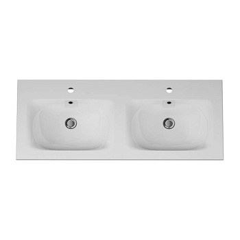 M70AWCD1202WG SPIRIT 2.0, Раковина мебельная, керамическая, 120 см, встроенная, цвет: Белый, глянец