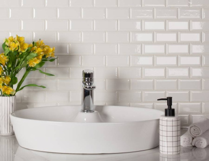 Керамическая мозаика, Metro White Glossy 45х95, Brick & Metro Керамическая мозаика, Metro White Glossy 45х95, Brick & Metro
