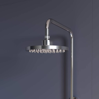 Душевая стойка RGW SP-26 Хром Головной душ/Смеситель (Ручной душ.Шланг 1,5 м.)