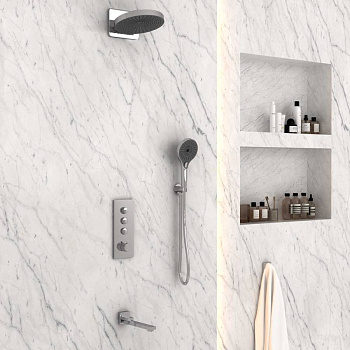 Душевой комплект VSFW-433TI1CH встраиваемый, хром