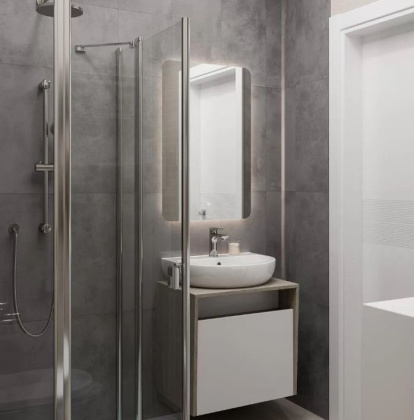 Настенная плитка 11265R  Про Дабл серый матовый обрезной 30х60х9 (7 шт/1,26 м2), м2