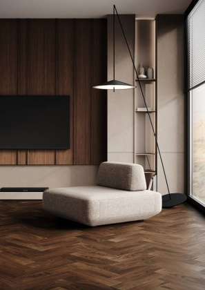 Кварцевый паркет Quartz Parquet Штучный паркет Орех Американский, 44-400-29, 5/0,6 мм